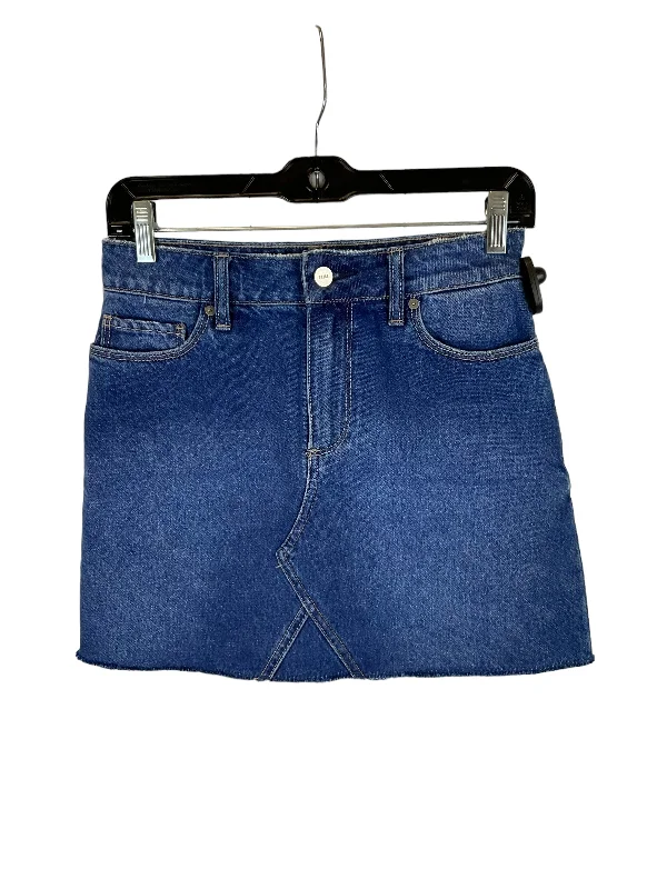 Blue Denim Skirt Mini & Short Paige, Size 2