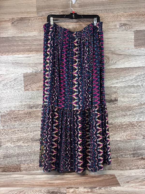 Blue & Purple Skirt Maxi Knox Rose, Size Xl