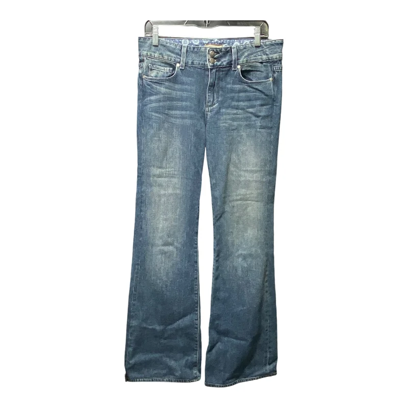 Jeans Flared By Paige In Blue Denim, Size: 10