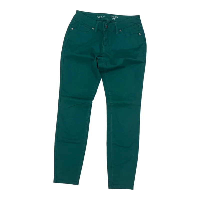 Jeans Skinny By Limited In Green, Size:6