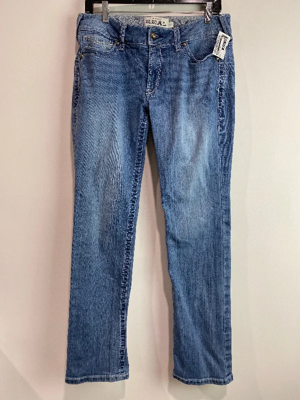 Jeans Straight By Ariat In Blue Denim, Size: 10