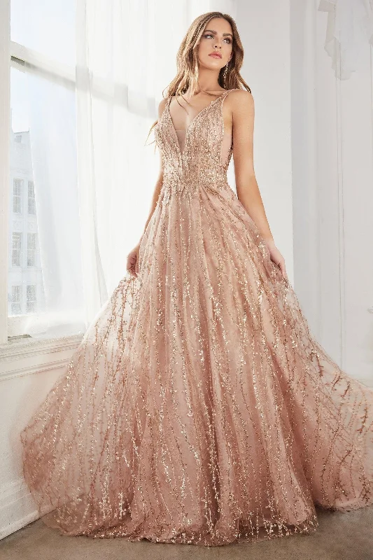 Nala Glitter Gown - Rose Gown