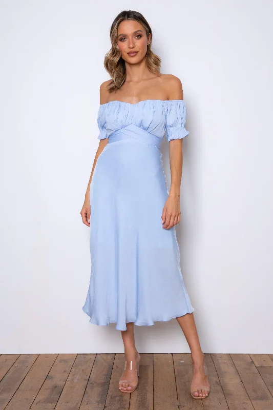 Samantha Dress - Sky Blue