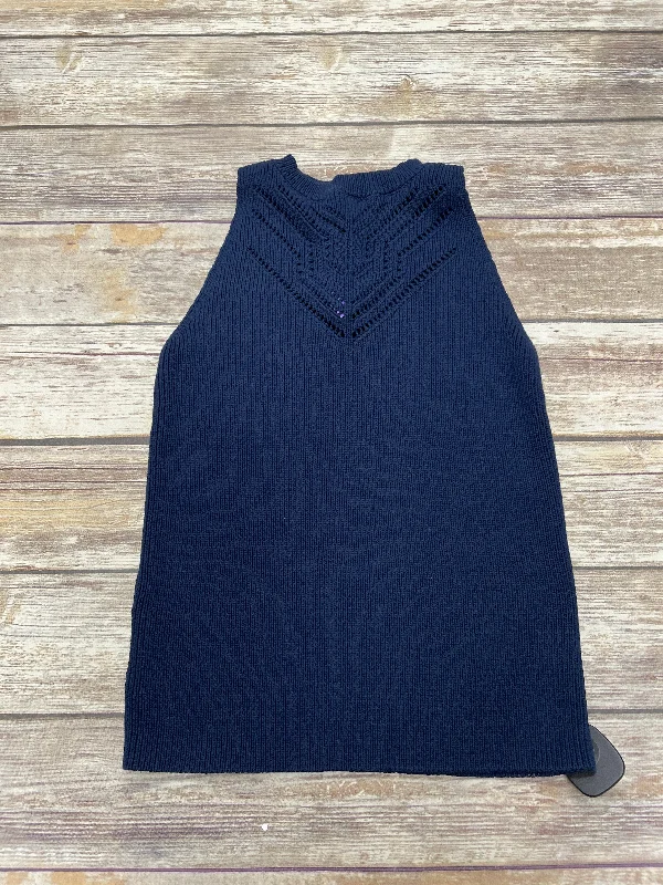 Blue Top Sleeveless Loft, Size S