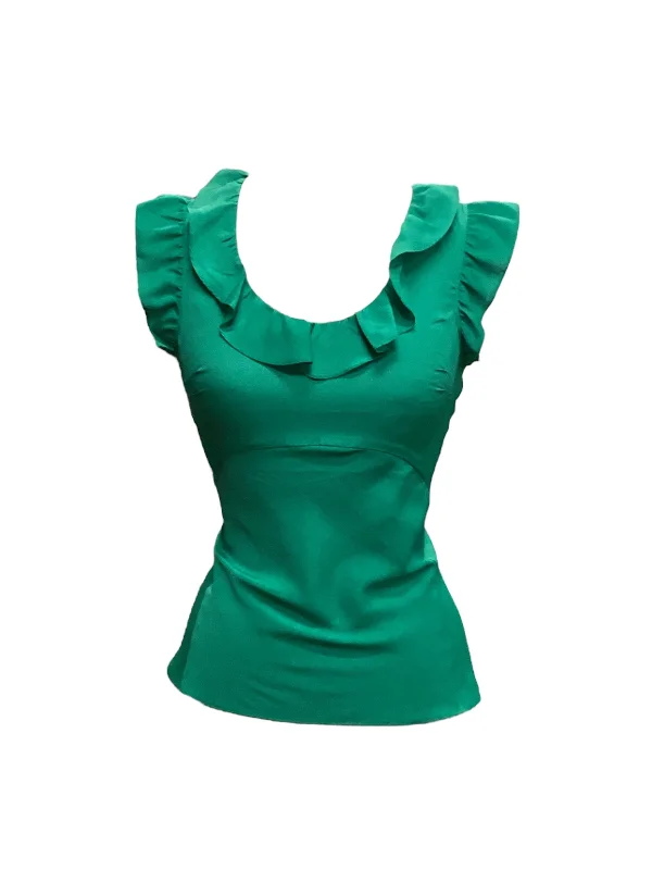 Green Top Sleeveless Banana Republic, Size Xs