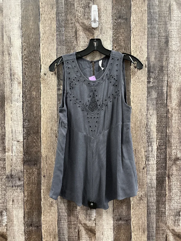 Grey Top Sleeveless Cme, Size S