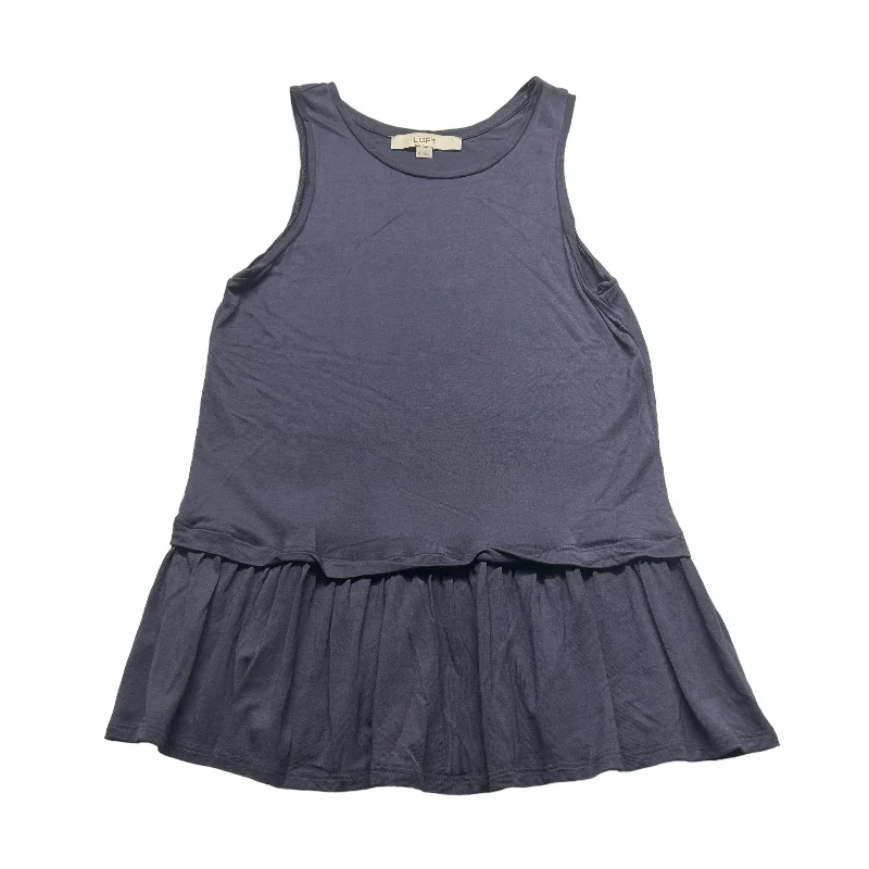 Navy Top Sleeveless Loft, Size Xs