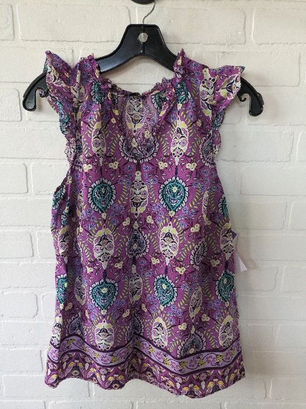 Purple Top Sleeveless Talbots, Size M