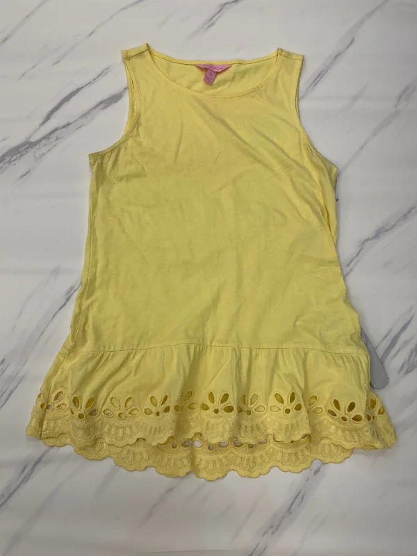 Yellow Top Sleeveless Basic Lilly Pulitzer, Size Xs