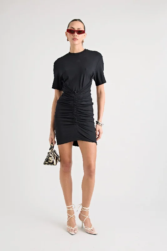 ANGELLO MINI DRESS | BLACK