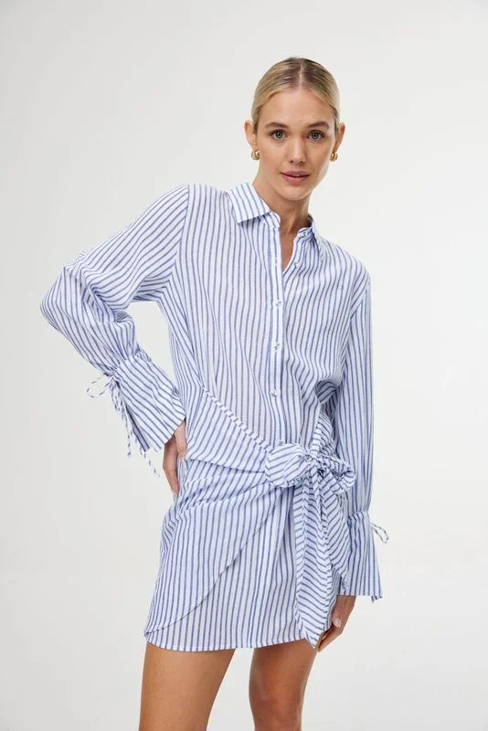 Dakota Mini Dress - Sea Stripe