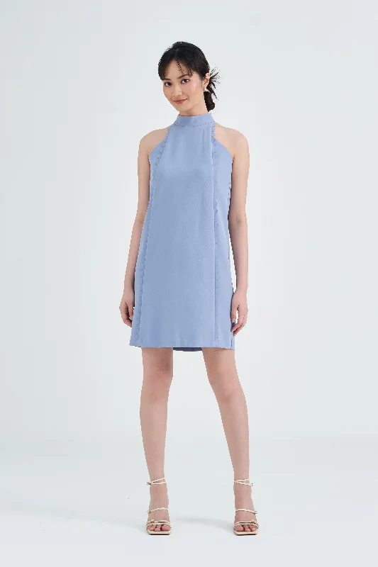 Luna Scallop Mini Dress