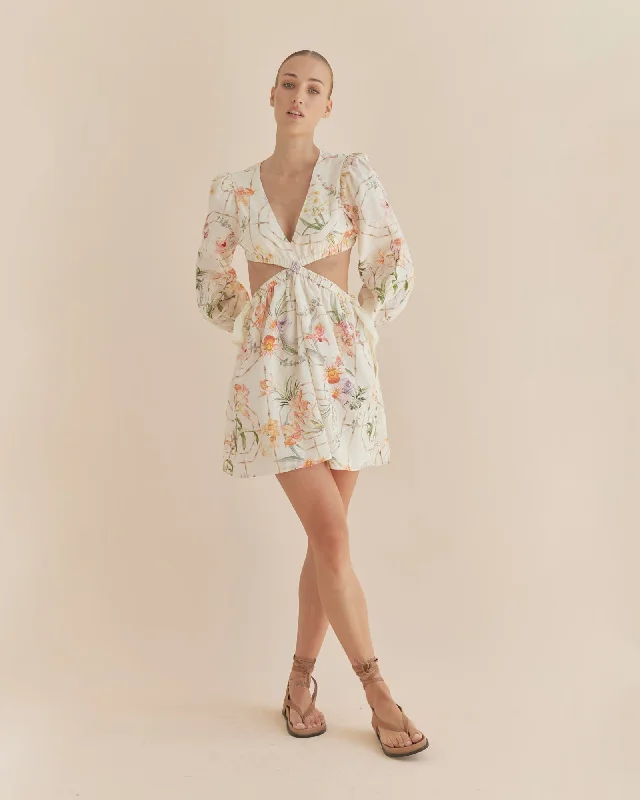 Orangerie Long Sleeve Mini Dress