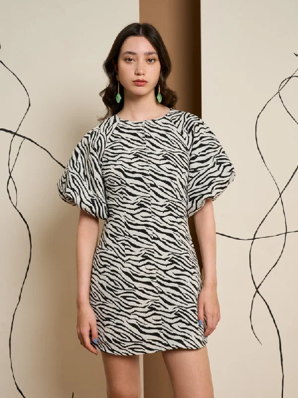 Stevie Zebra Mini Dress