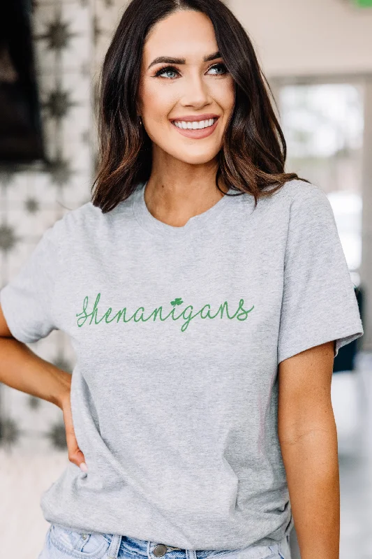 Shenanigans Sport Gray Graphic Tee