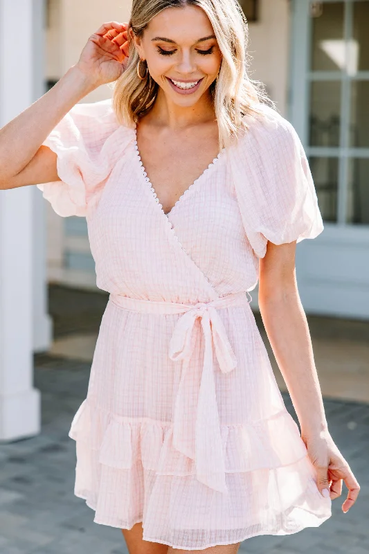 Start The Day Blush Pink Mini Dress