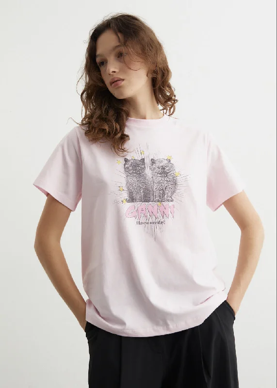 Basic Jersey Kittens Relaxed T-Shirt