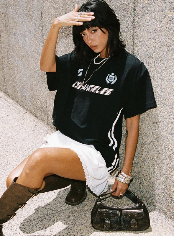 Goal La Oversized Tee Black