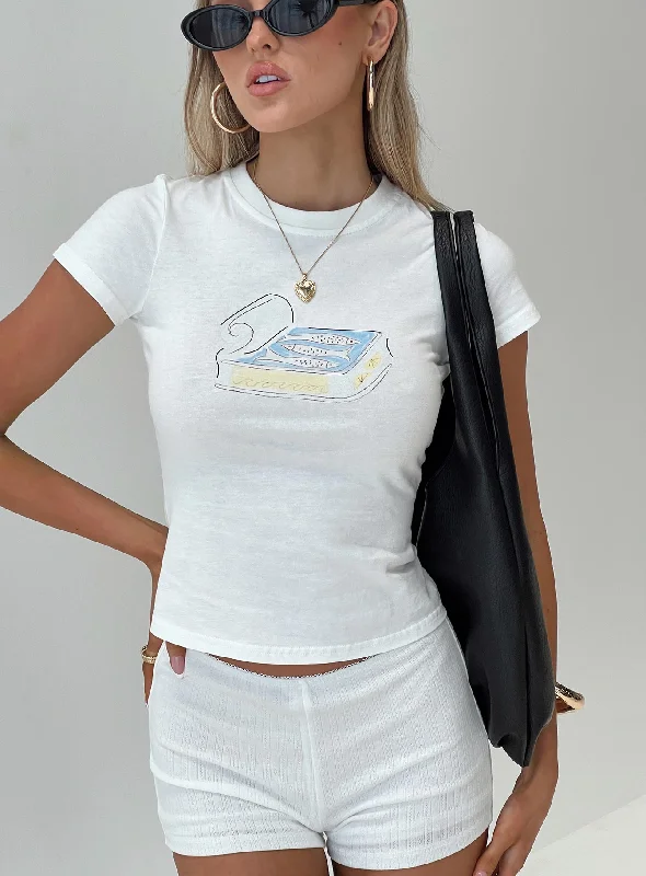 Sardine Tee White