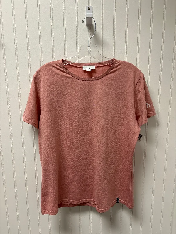 Top Short Sleeve Basic By Cmc In Pink, Size: Xl