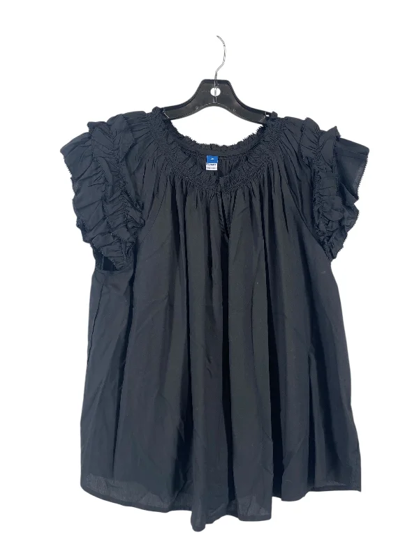 Top Short Sleeve By Old Navy In Black, Size: 2x