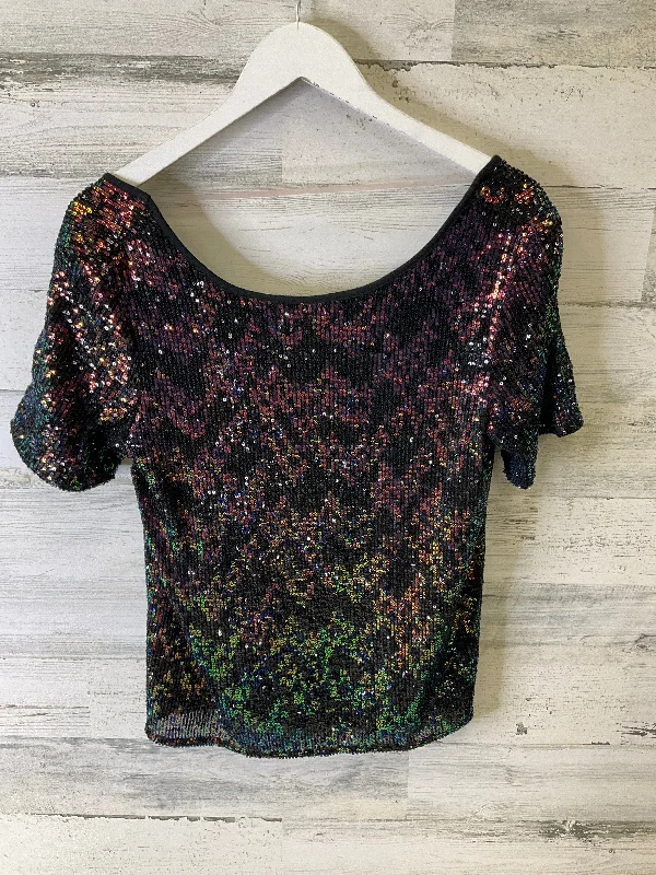 Top Short Sleeve By Sanctuary In Multi-colored, Size: M