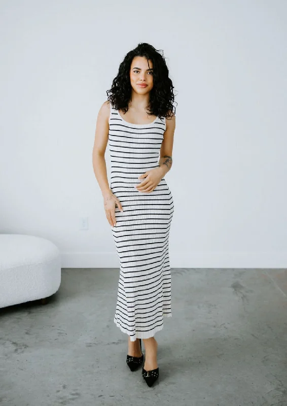 Ora Striped Maxi Dress