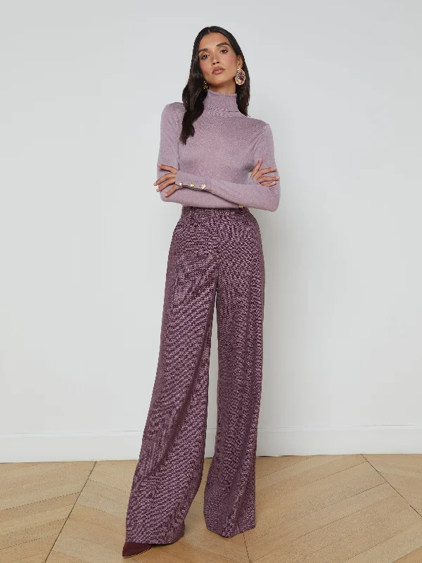 Pilar Wool Wide-Leg Pant