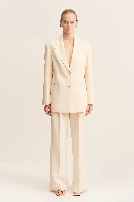 IRENA OVERSIZED TAILORED BLAZER - RICE