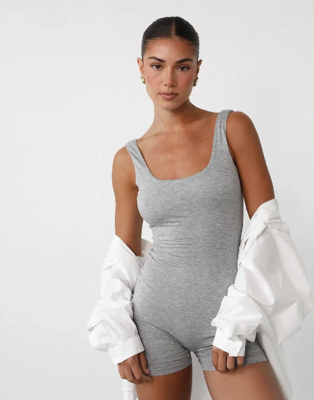 Amazia Playsuit (Grey Marle)