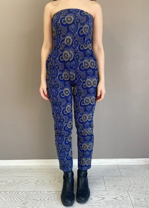 Blue Conakry Jumpsuit